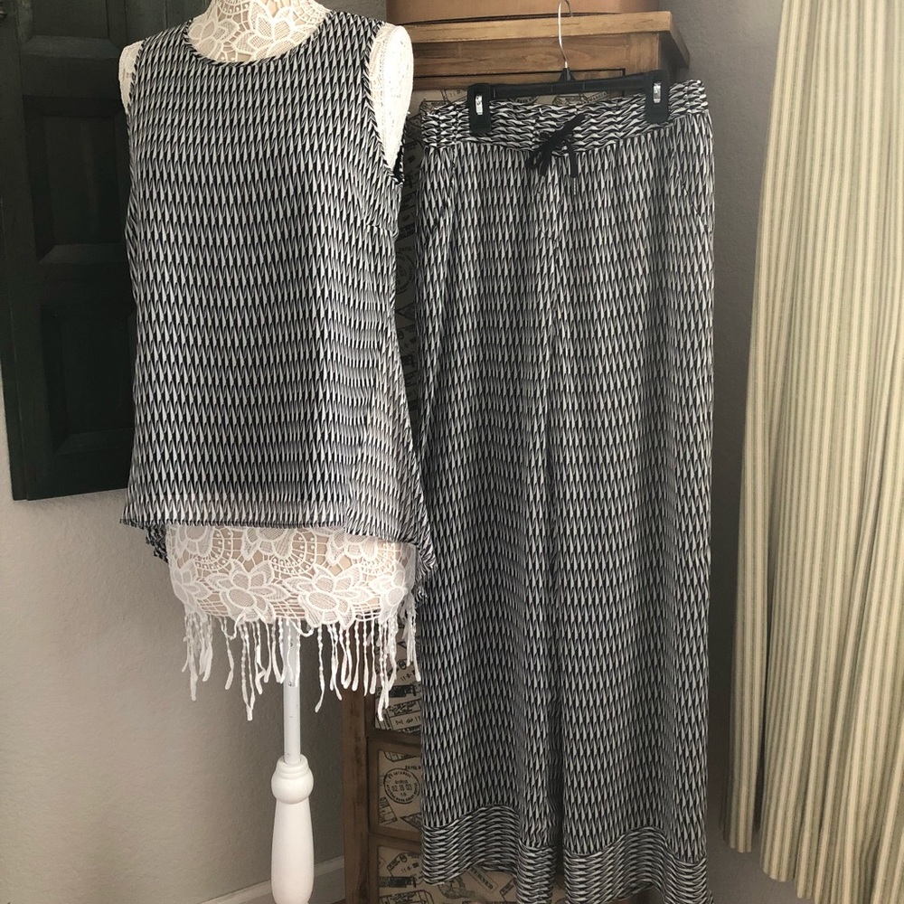 Katherine Barclay Montreal Shirt and Pant Outfit